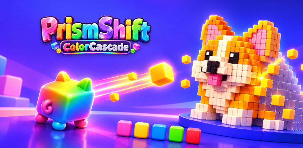 PrismShift Color Cascade Banner